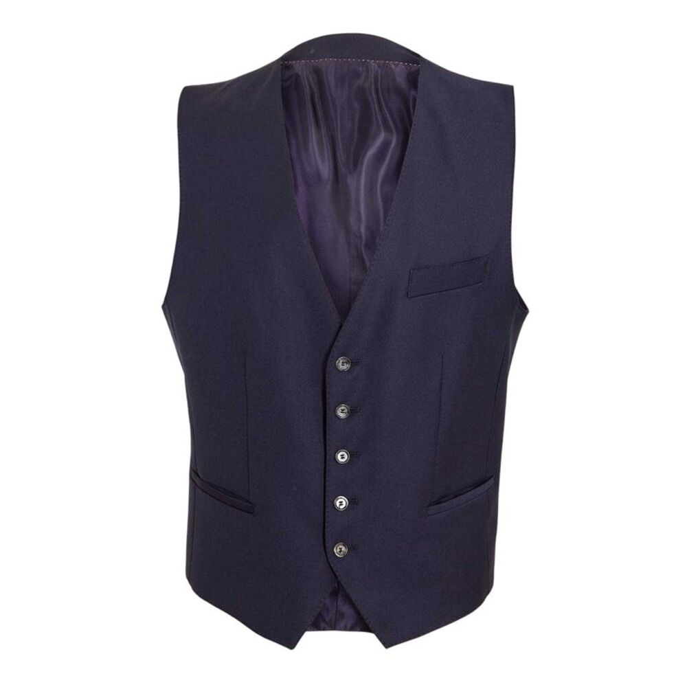 Boss Mens L-Harversvest Tailored Vest / Navy
